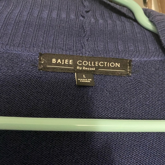 Navy Long Sleeve Cardigan - Picture 2 of 2